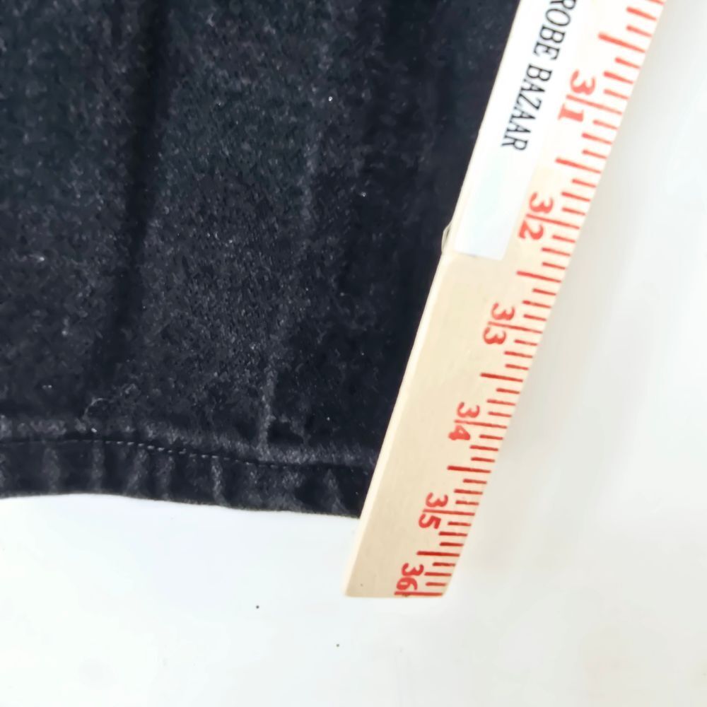 Vtg Wrangler Black Denim Straight Leg Jeans Men's 34x36 Classic Fit Casual Pants - Picture 4 of 9